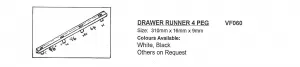 4peg drawer runner