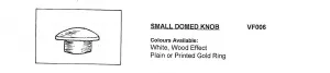 Small Domed Knob